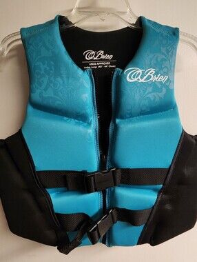 Kevin O'Brien Women's Teal and Black Neoprene Life Vest